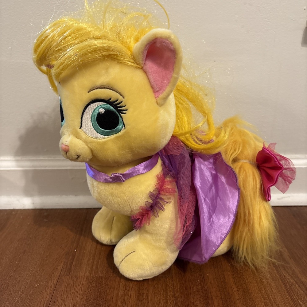 Build-A-Bear Disney Palace Pets Summer Rapunzel Kitten Plush 13" w/ Tutu Outfit